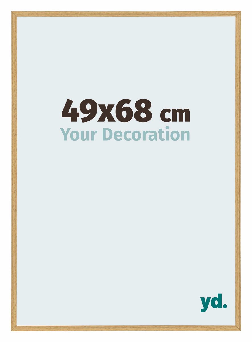 yd. Your Decoration - Fotolijst 49x68 cm - Kunststof - Beuken Licht - Annecy