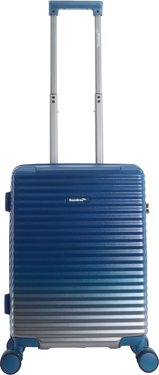 Saxoline Blue – Elite | Handbagage / Harde Koffer / Trolley – Small (41L) – Blauw - Blauw / Small