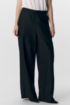Object Objyui Hw Wide Pants 137 Broeken Dames - Zwart - Maat 34