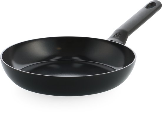 Poêle antiadhésive en céramique BK Enjoy Ø 24 cm – Sans PFAS – Poêle à induction – Passe au four jusqu'à 160 °C – Passe au lave-vaisselle – Chauffage rapide – Poignées froides – Sans couvercle – Zwart