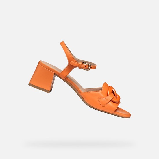 Sandales pour femmes GEOX NEW ERAKLIA 50 T - Orange - Taille 39