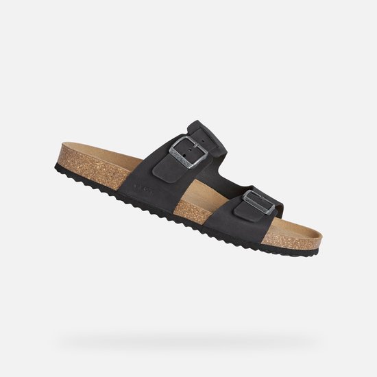 Geox UOMO SANDAL STRADA Zwart - Gratis levering