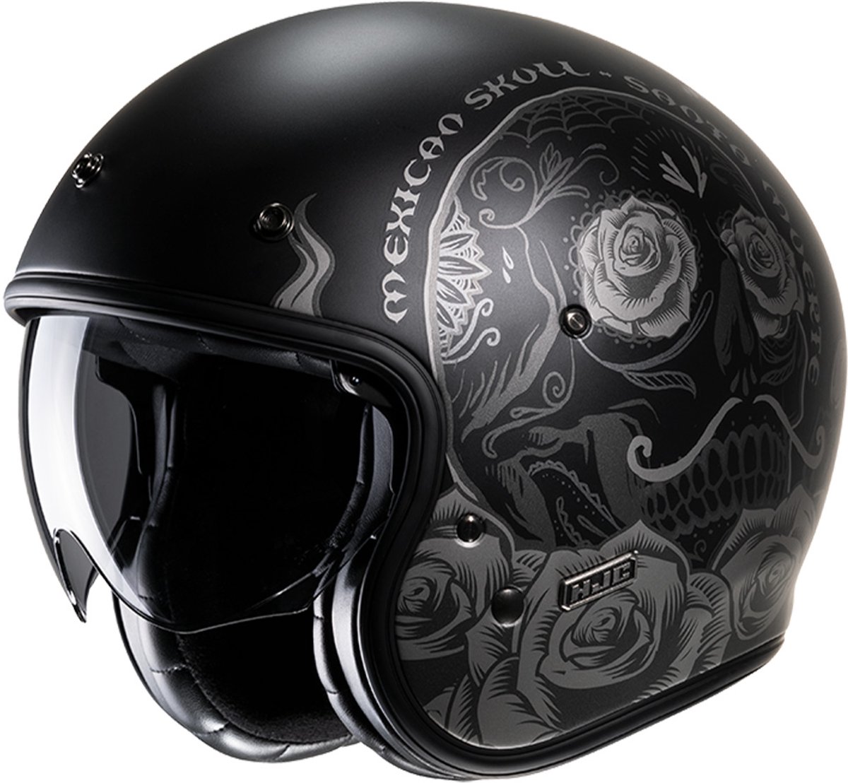 HJC V31 Desto Zwart Grijs MC5Sf Jethelm - Helm
