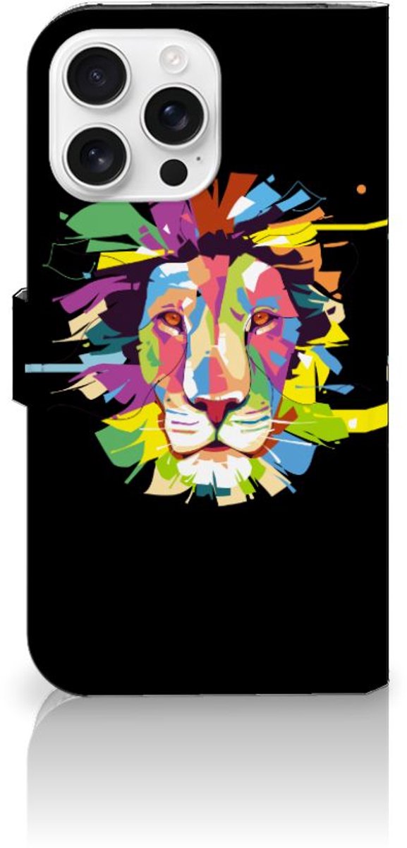 iPhone 16 Pro Max Leuk Hoesje Lion Color
