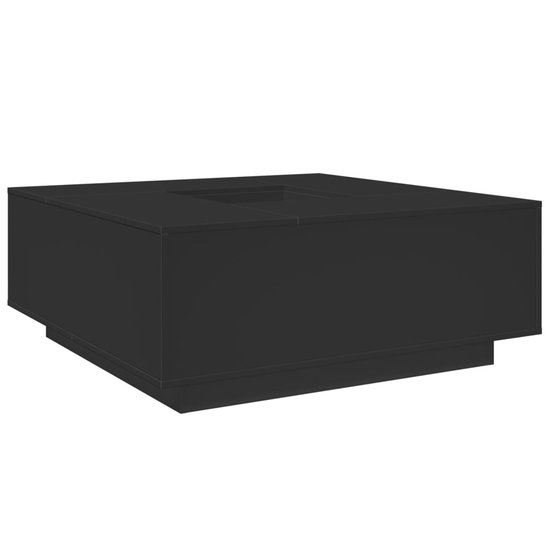 vidaXL Salontafel 100x100x40 cm bewerkt hout sonoma eikenkleurig, bijzettafel, woonkamertafel, middentafel, banktafel, bank tafel, accenttafel