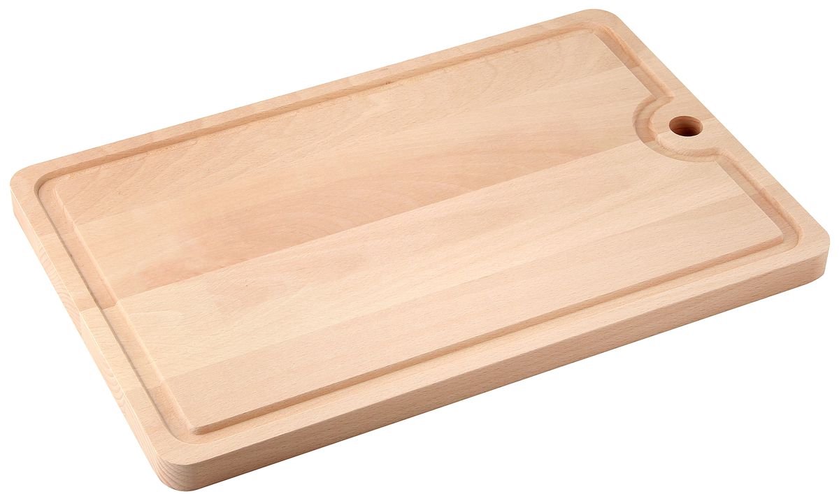 Houten snijplank met sapopvangbak 40 x 26 cm Fackelmann Wood Edition