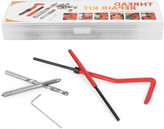 M4 Kit M4 Transparant Plastic 25 Stuks Draad Reparatie Insert Kit M4 Met Transparante Plastic Doos Voor Verwerking Machines