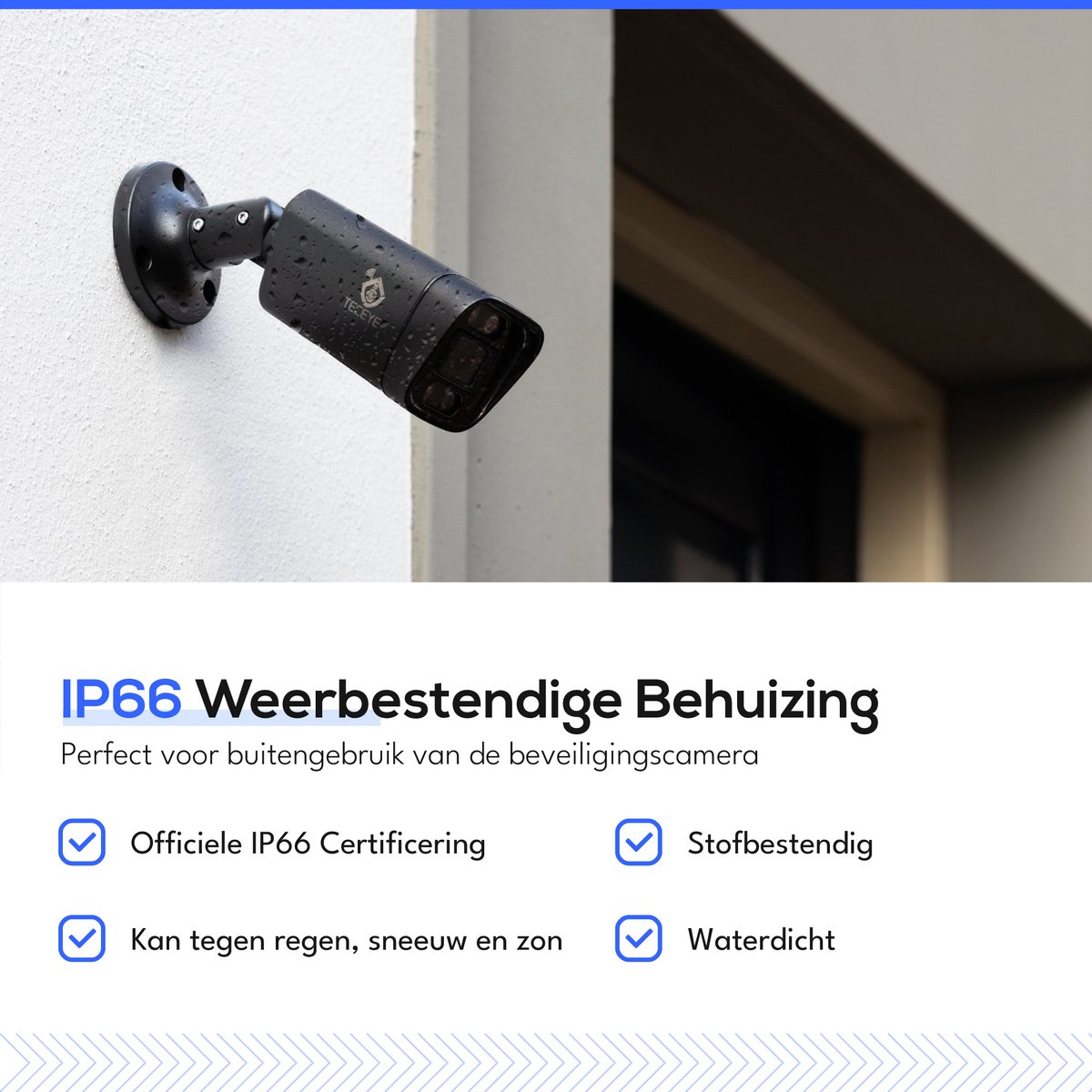 Teceye Beveiligingscamera Set met 8x POE Camera's - afbeelding 2