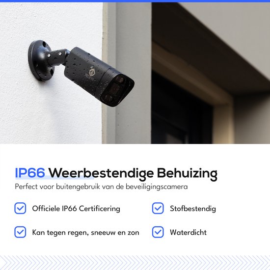 Teceye Compleet Camera Beveiliging Set met 5x POE Camera - Beveiligingscamera - Beveiligingscamera binnen - Beveiligingscamera buiten - CCTV Camera systeem - Beveiligingscamera set - Bewakingscamera set van Teceye — afbeelding 3