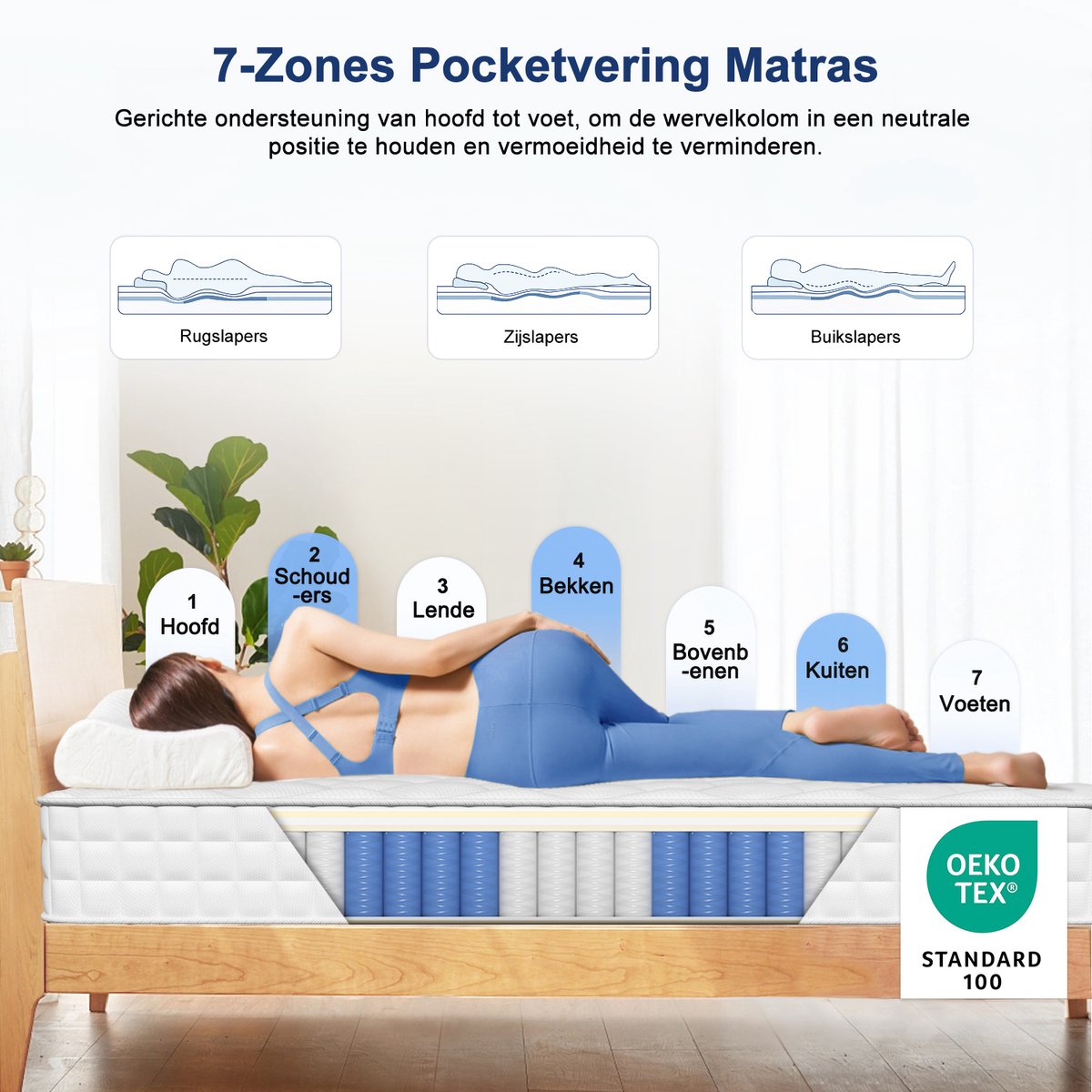 Hiaonyx Hiaonyx 90x190 Matras - afbeelding 5