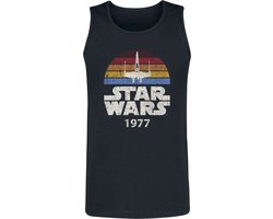 Star Wars X-Wing 1977 Heren Tanktop - zwart - S