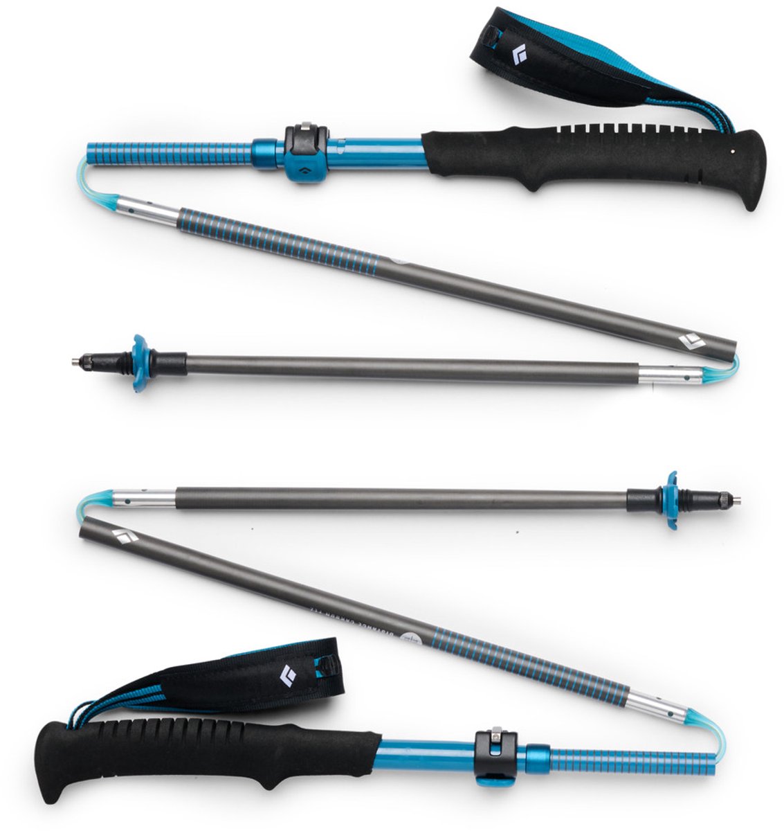 Black Diamond Distance Carbon Flz Stokken Zilver 125 cm