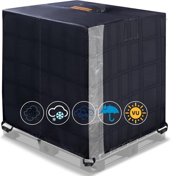 1000 l IBC Container Wassertank Gespült auf Stahlpalette | IBC1000GS
