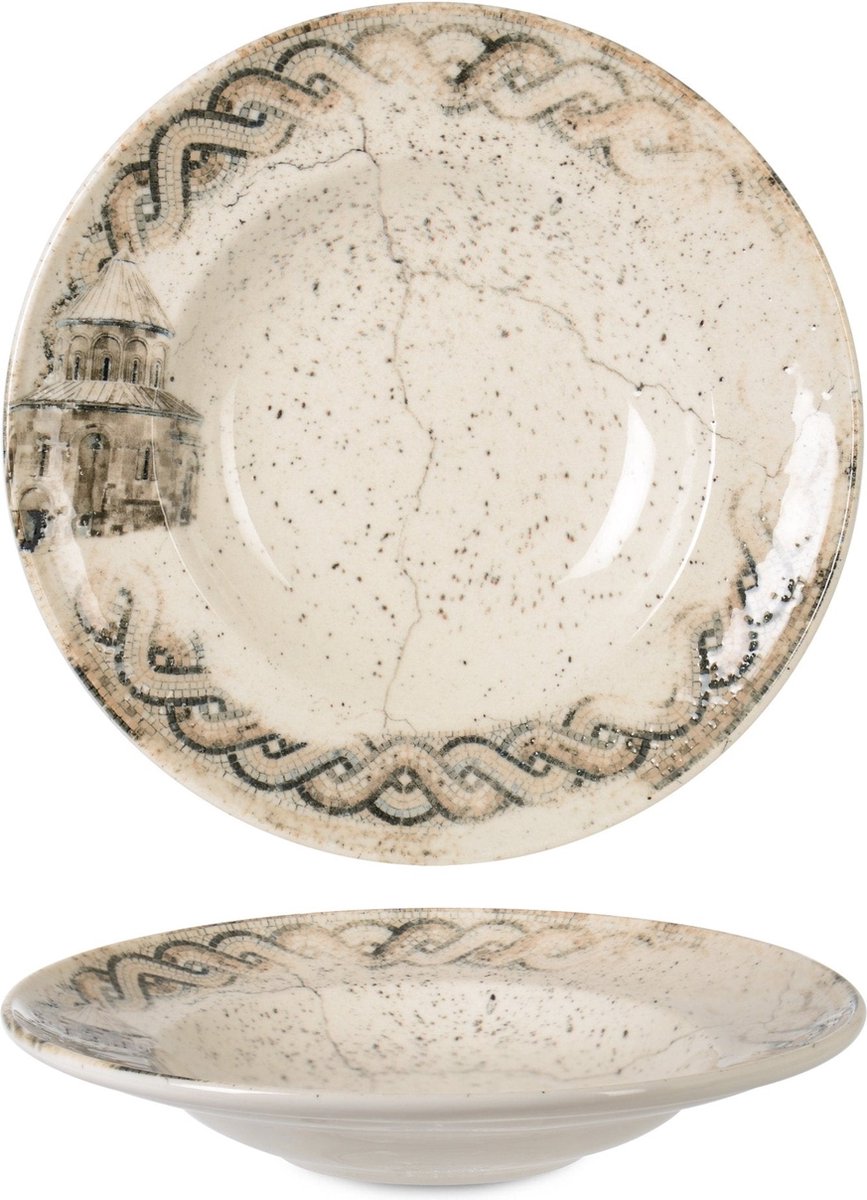Rinart Pastabord - Remnant - Porselein - 27 cm (400cc) - set van 2