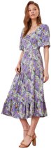Trendyol Robe trapèze à manches Ballon et col carré pour femme