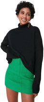Trendyol Blauwe Brede Zachte Textuur Gebreide Trui Twoaw23Kz00469