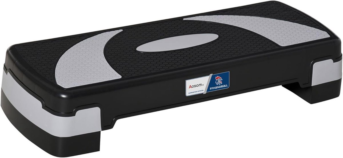 Verstelbare Stepper Fitness Aerobic - Antislip Oppervlak - Compacte Afmetingen 80 x 31 x 20 cm