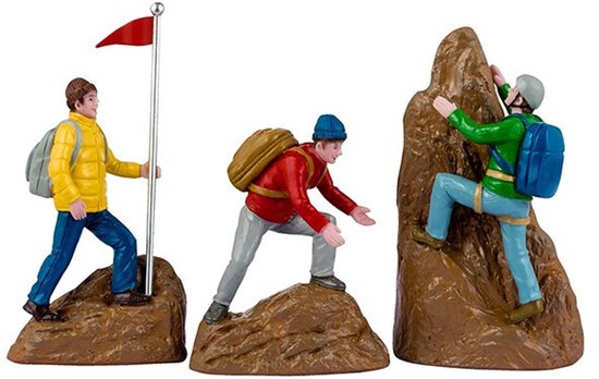 Lemax - Rock Climbers - Set van 3