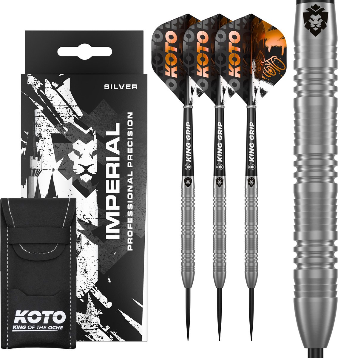 KOTO Imperial Silver 80% - Dartpijlen 22 Gram
