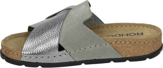 Rohde 5410 - Chaussons femme - Couleur : Grijs - Pointure : 42