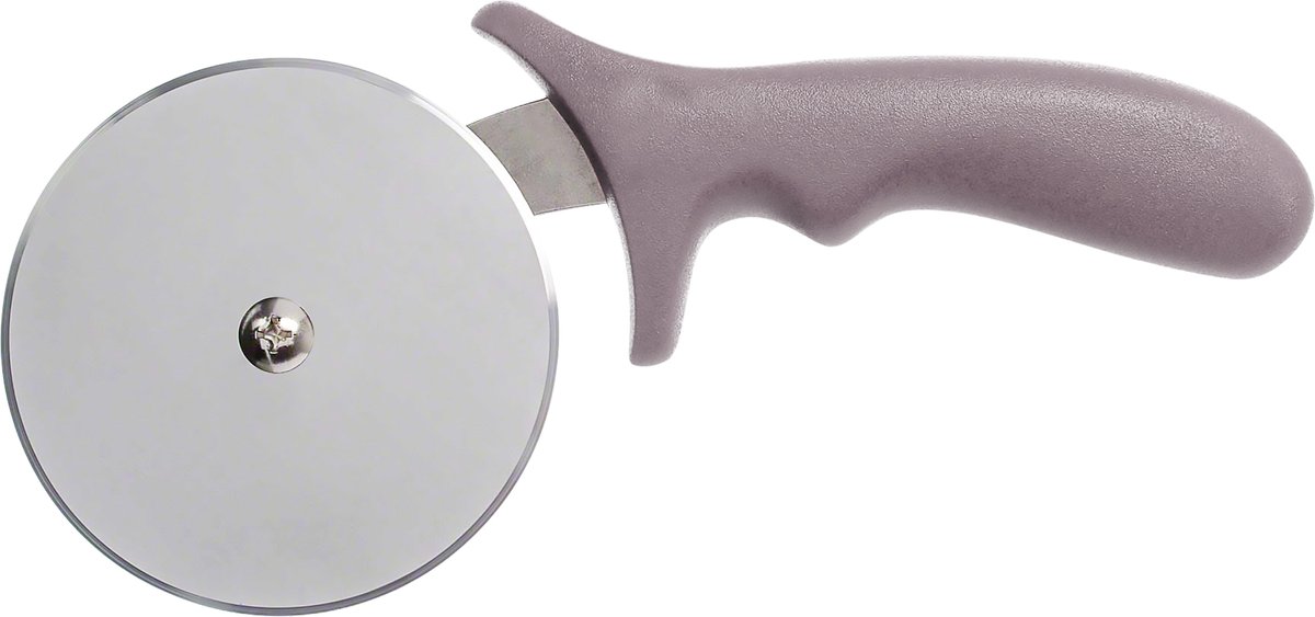 La Hacienda Pizzasnijder / Roller cutter - Kunstof handgreep - RVS - Grijs