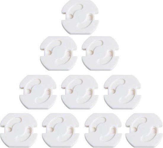 Knaak Stopcontact Beveiliging 10 Stuks - Zelfklevend - Bescherming - Kind - Baby - Veiligheid - Wit