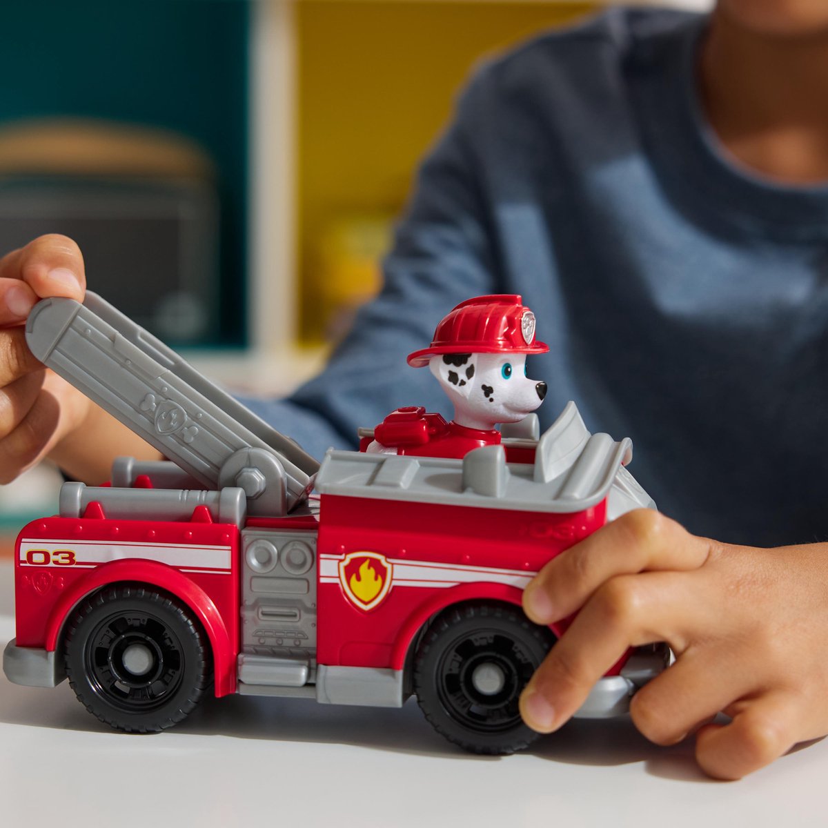 PAW Patrol - Marshall's Brandweerwagen - speelgoedauto met speelfiguur — afbeelding 21
