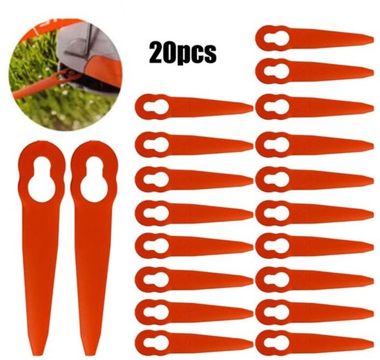 20 stks Plastic Gras Cutter Trimmer Strimmer Blades for Stihl FSA 45 ...
