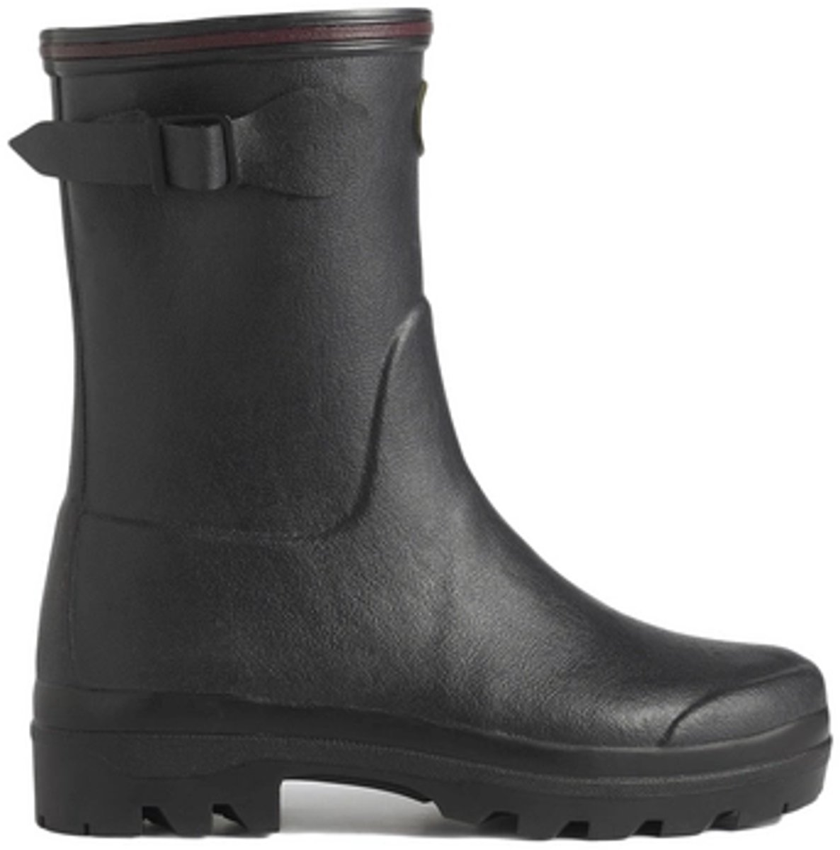 Regenlaars Le Chameau Giverny Bottillon Noir-Schoenmaat 37 Zwart