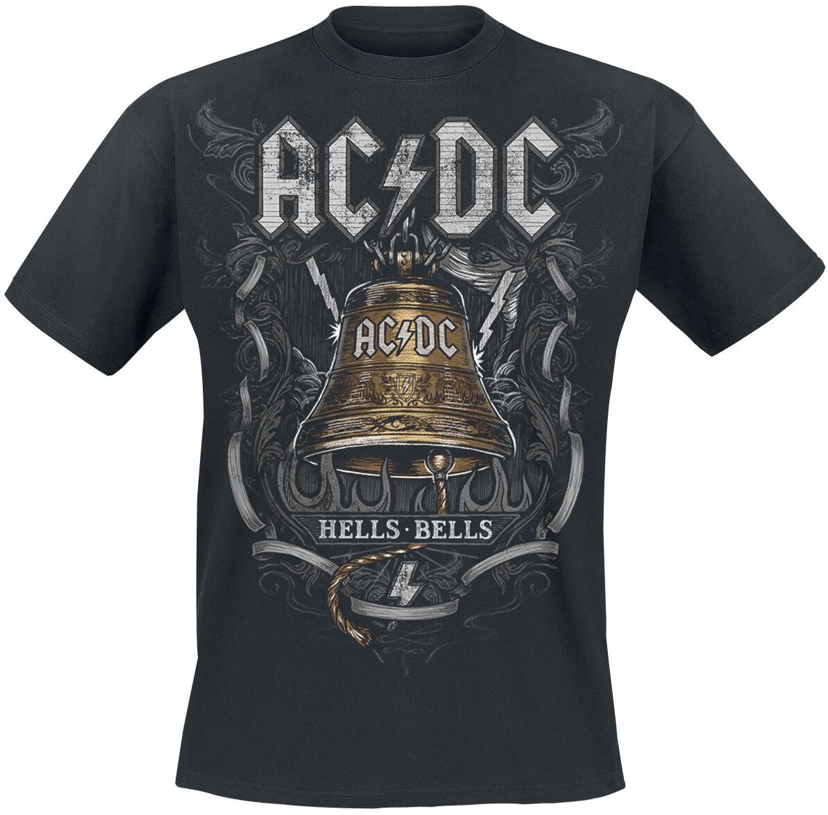 AC/DC Hells Bells Heren T-shirt - zwart - S