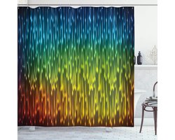 New Bed, Abstracte Kunst Melkweg Universum, Douchegordijn Badkamer Decor Set met Haakjes, 180 cm B 200 cm L