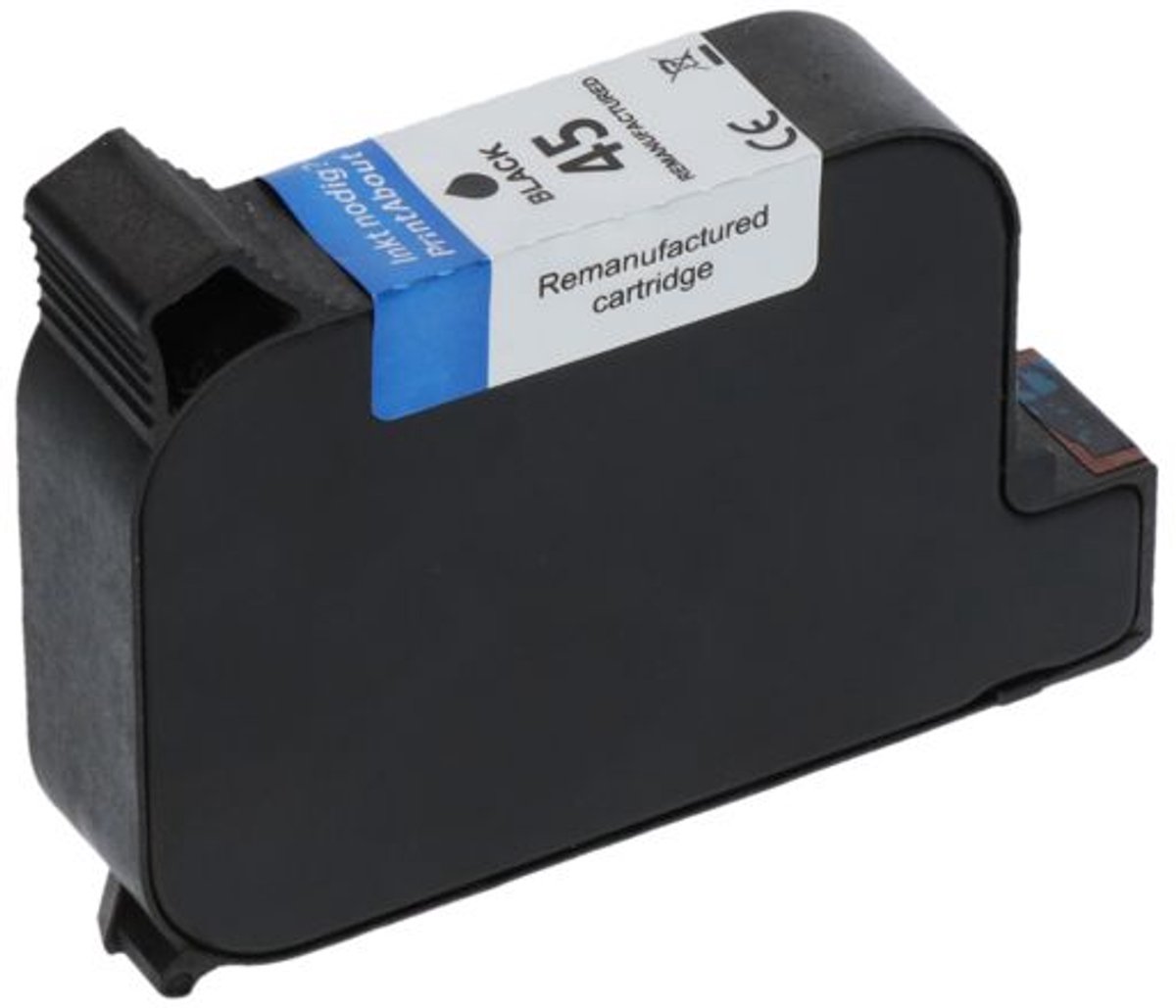 PrintAbout Huismerk HP 45 (51645AE) Inktcartridge Zwart