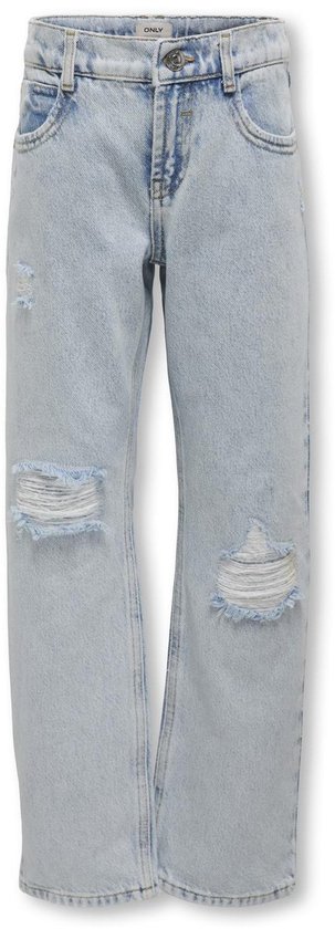 ONLY KOGDAD STRAIGHT DEST DNM CRO963 Meisjes Jeans - Light Blue Denim
