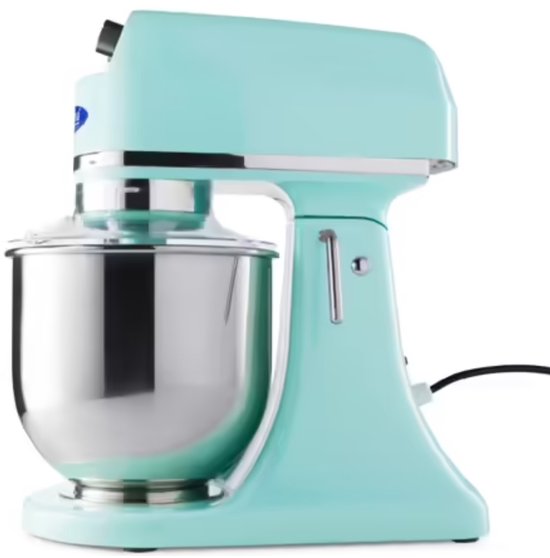 Maxima Planeetmenger 7 L Tot 2 Kg Deeg Pastel Blauw - RVS Mengkom - 11 Snelheden - Keukenmachine - Standmixer - Keukenrobot - 7 liter van Maxima — afbeelding 4