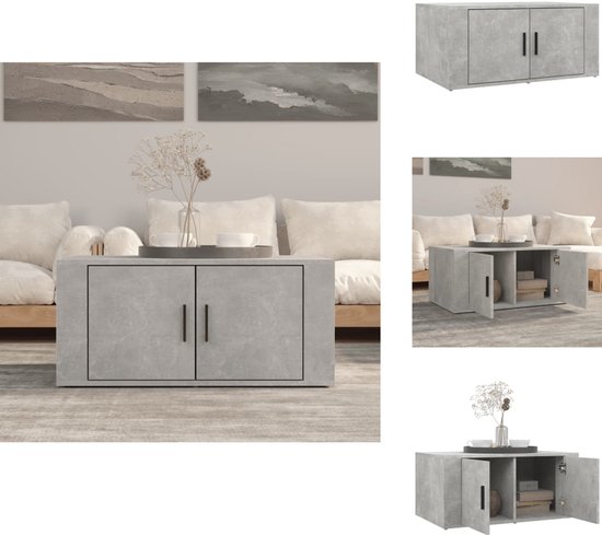 vidaXL Bijzettafel met wieltjes 55x35x70 cm bewerkt hout zwart, salontafel, woonkamertafel, tafel, bijzettafeltje, banktafel, tafeltje, gangtafel