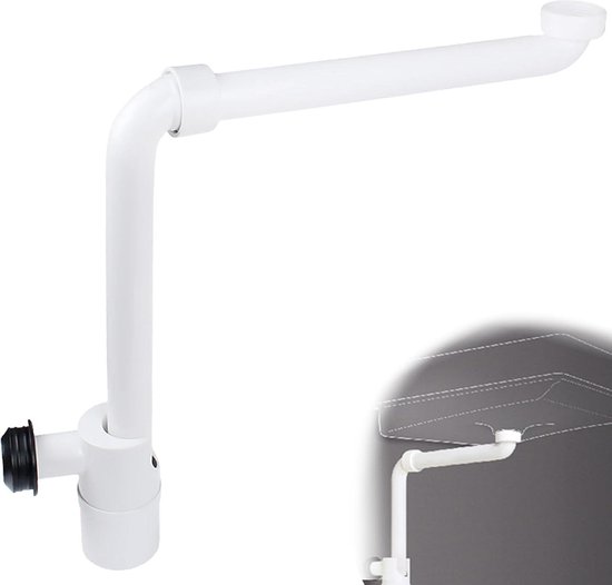 McAlpine flexibele afvoerbuis l=max. 0.5 mtr 2x50mm schr/spie 0050501