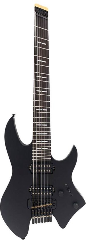 Sire Larry Carlton X6 7-String Headless Black Satin elektrische gitaar met gigbag