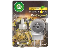 Air Wick Essential Oils - Elektrische Geurverspreider Starterkit - Vanille Crème - 19ml