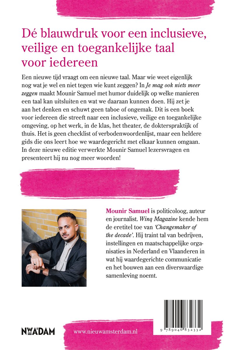 Je mag ook niets meer zeggen - back cover