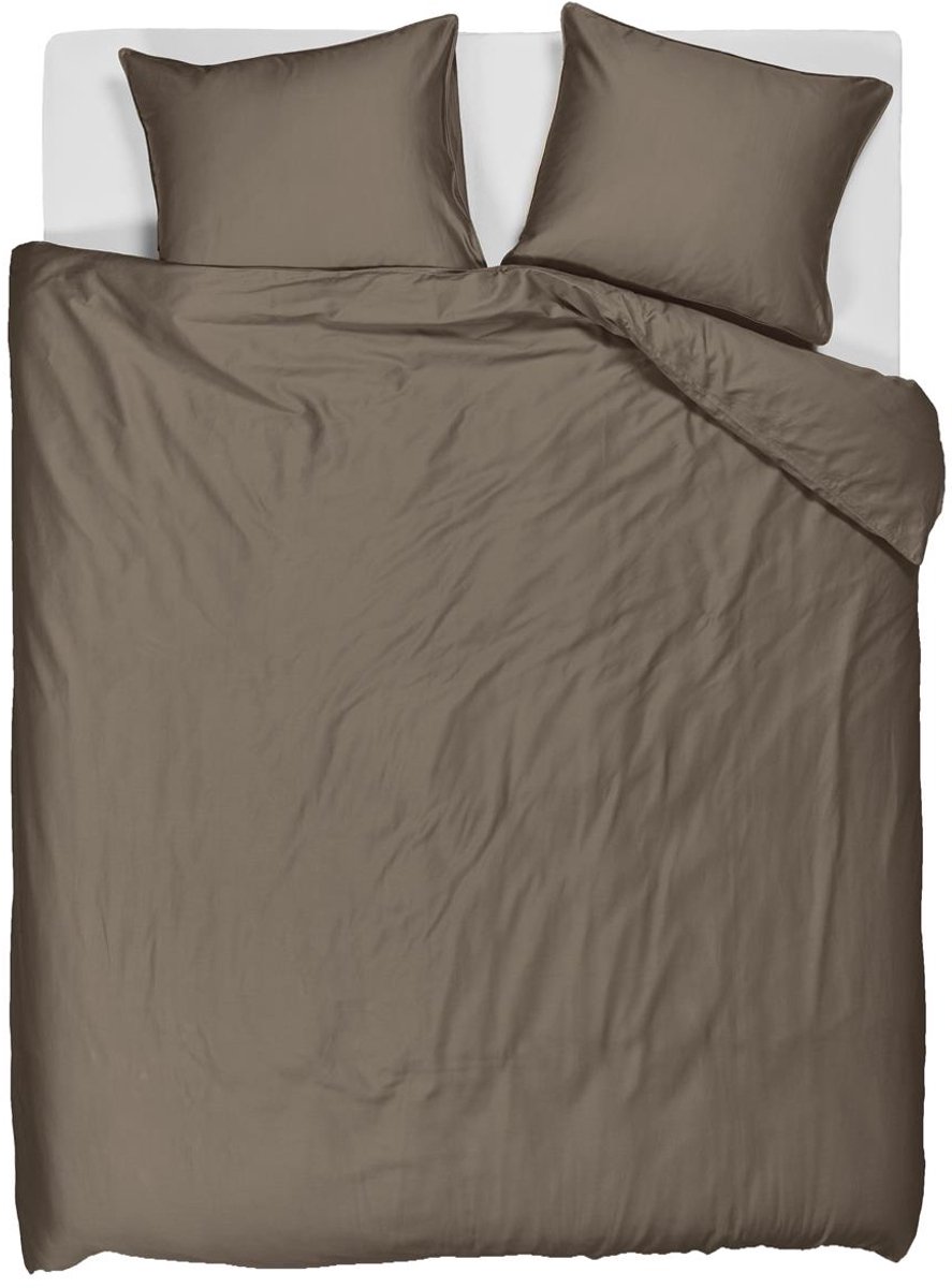Beddinghouse Change dekbedovertrek - Lits-Jumeaux XL - 260x200/220 - Taupe