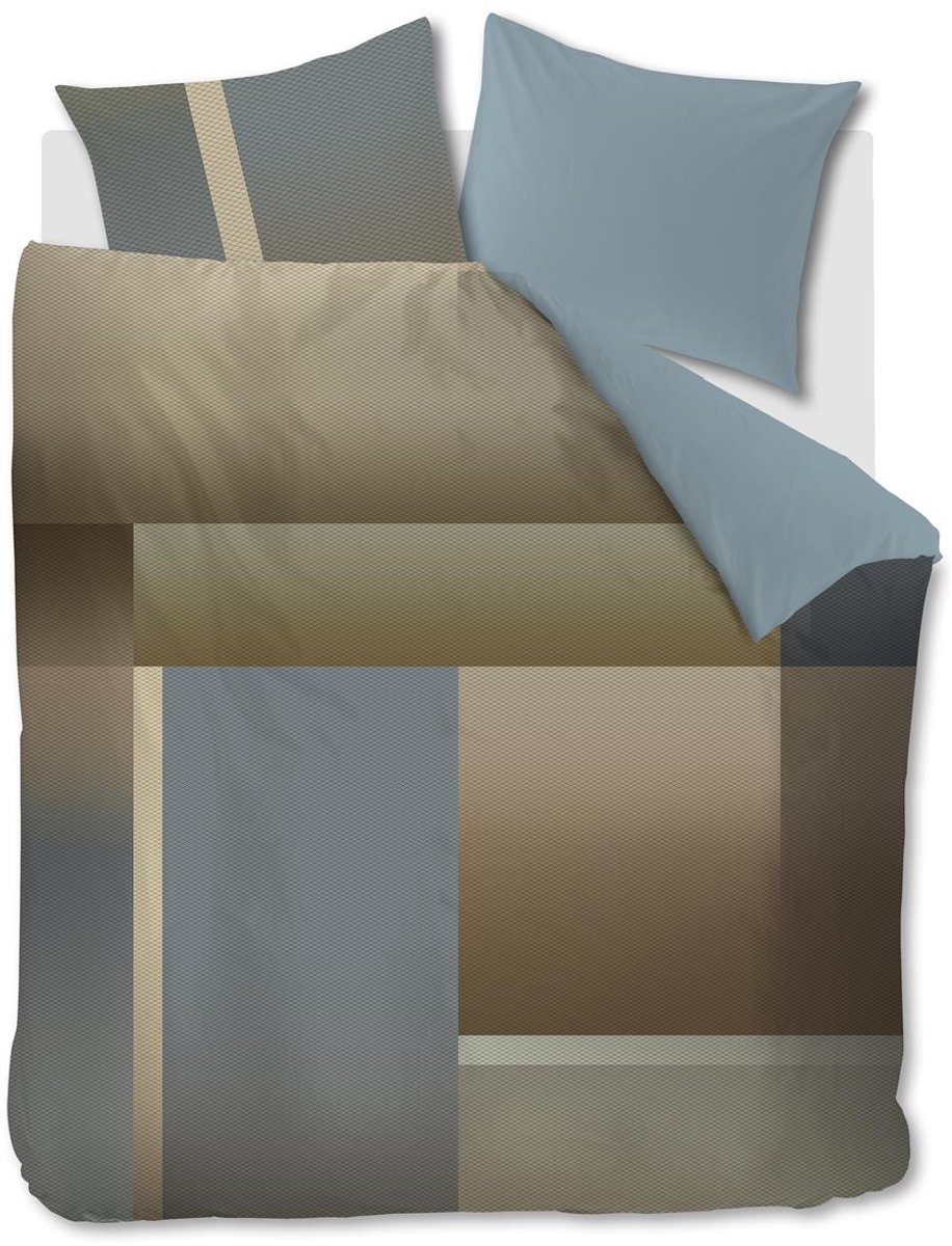 Kardol Sloane Square dekbedovertrek - Lits-Jumeaux - 240x200/220 - Blauw Grijs