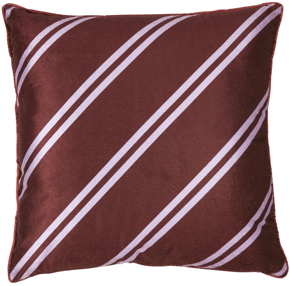Diagonal Sierkussen - 50x50 cm - Donker Rood