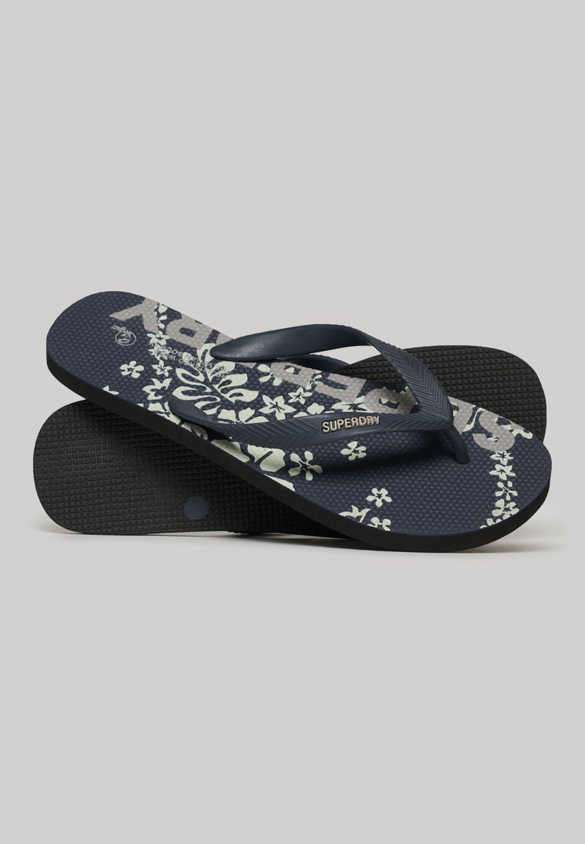 Superdry Vegan Kinderenlippers met logo Heren Slippers Surf School Aop