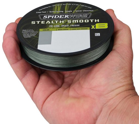 SpiderWire Stealth Smooth 8 - Moss Green - 18.0kg - 0.19mm - 300m - Groen van Spiderwire — afbeelding 5