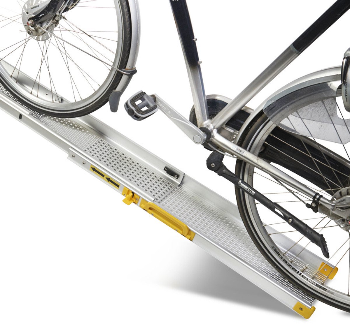 Goedkoopste Datona® - Compacte inschuifbare oprijplaat - 180 cm rijplaat rijgoot oprijhelling