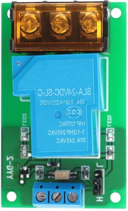 5V 12V 24V Eén 1-kanaals relaismodule Board Shield met optocoupler Ondersteuning Hoge en lage trigger  13