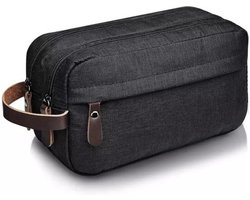Knaak Toilettas - Heren Travel Organizer - Waterdichte Toilettas voor Reizen en Cadeau - Zwart - 1 Stuk