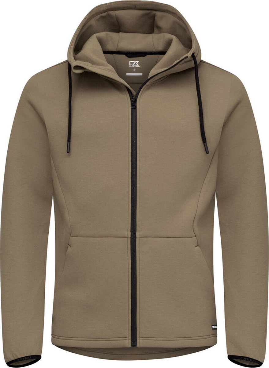 Cutter & Buck Pemberton Hood FZ Heren 358418 - Khaki - M