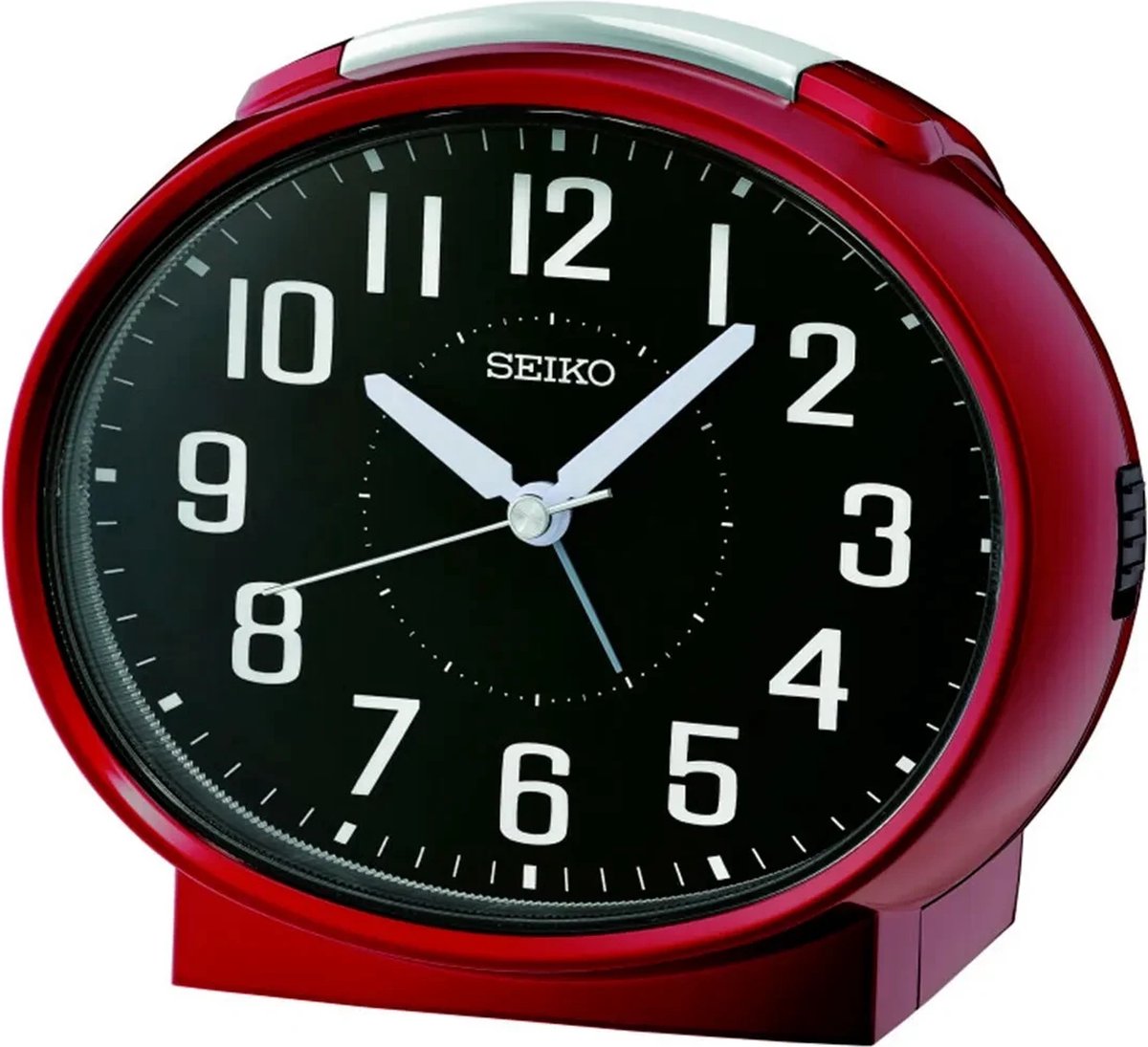 Seiko QHK059R wekker met stille secondewijzer – Rood