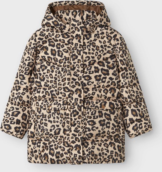 Name it winter winterjas meisjes - bruin - puffer - NkfMimosa